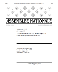 La loi sur les fabriques